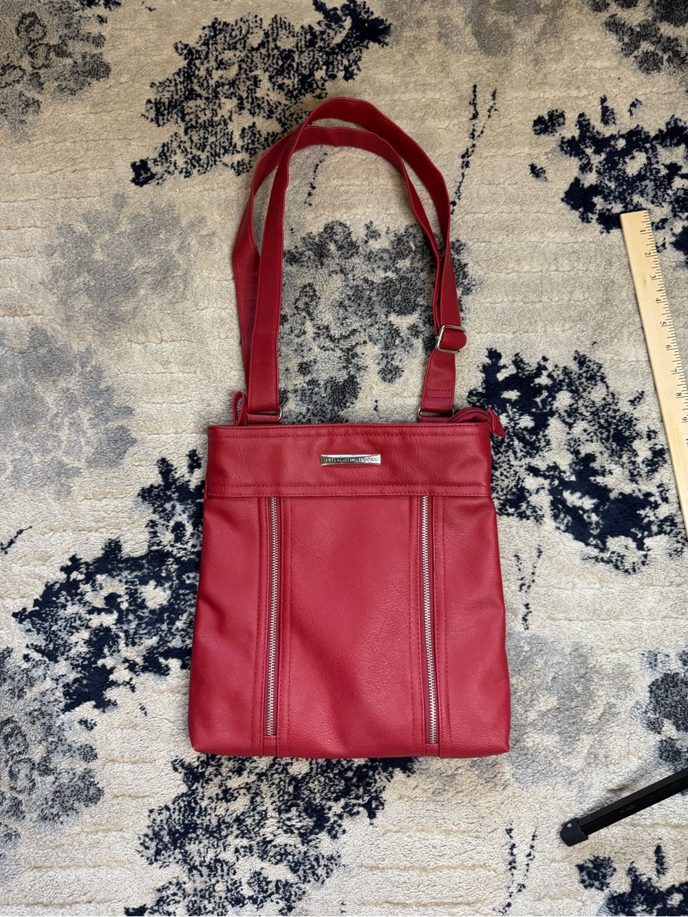 Red Women’s Crossbody Shoulder Bag - Anna Martina Franco